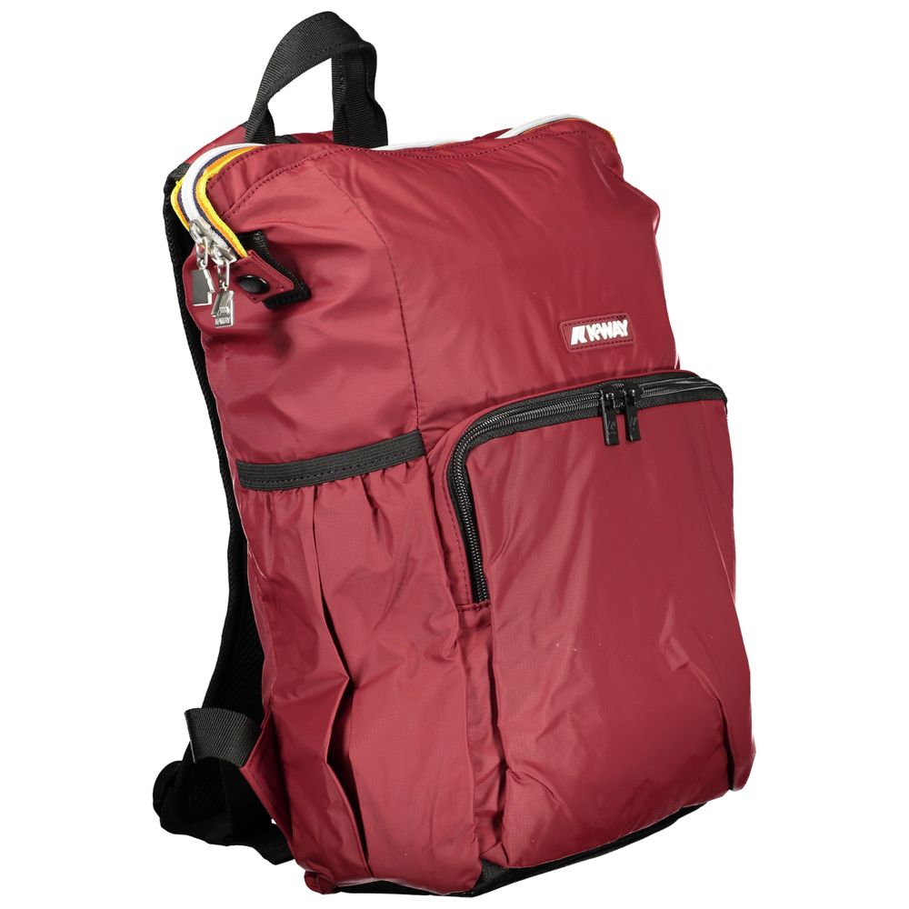 K-WAY Red Polyamide Unisex Backpack
