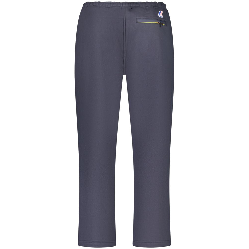 K-WAY Blue Cotton Men Trouser