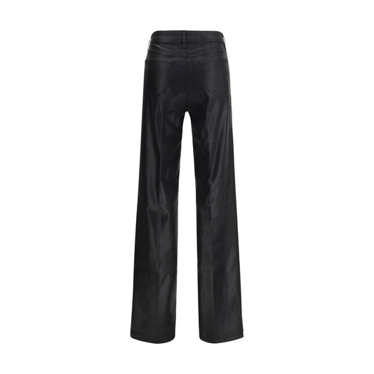 L'Agence Black Cotton Jeans Denim