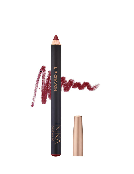 INIKA Organic Lipstick Crayon COLOUR Crimson (NEW)