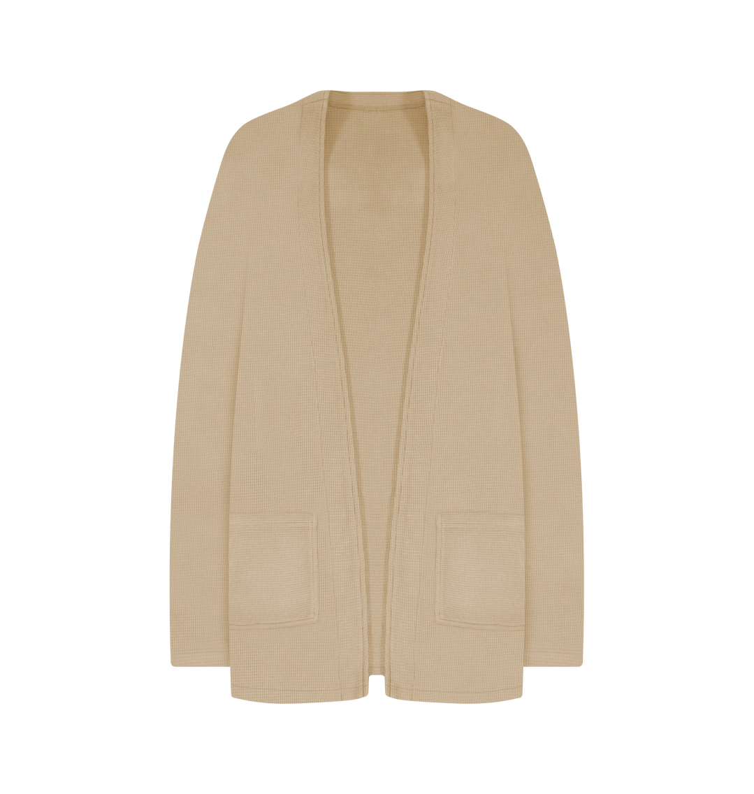 Women's Waffle Knit Cardigan