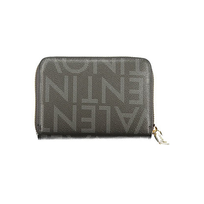Mario Valentino Black Polyurethane Women's Wallet
