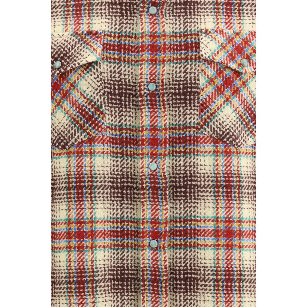 God's True Cashmere Multicolor Cashmere Shirt