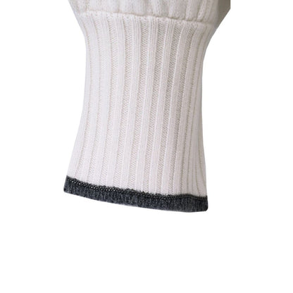 Brunello Cucinelli White Cashmere Sweater