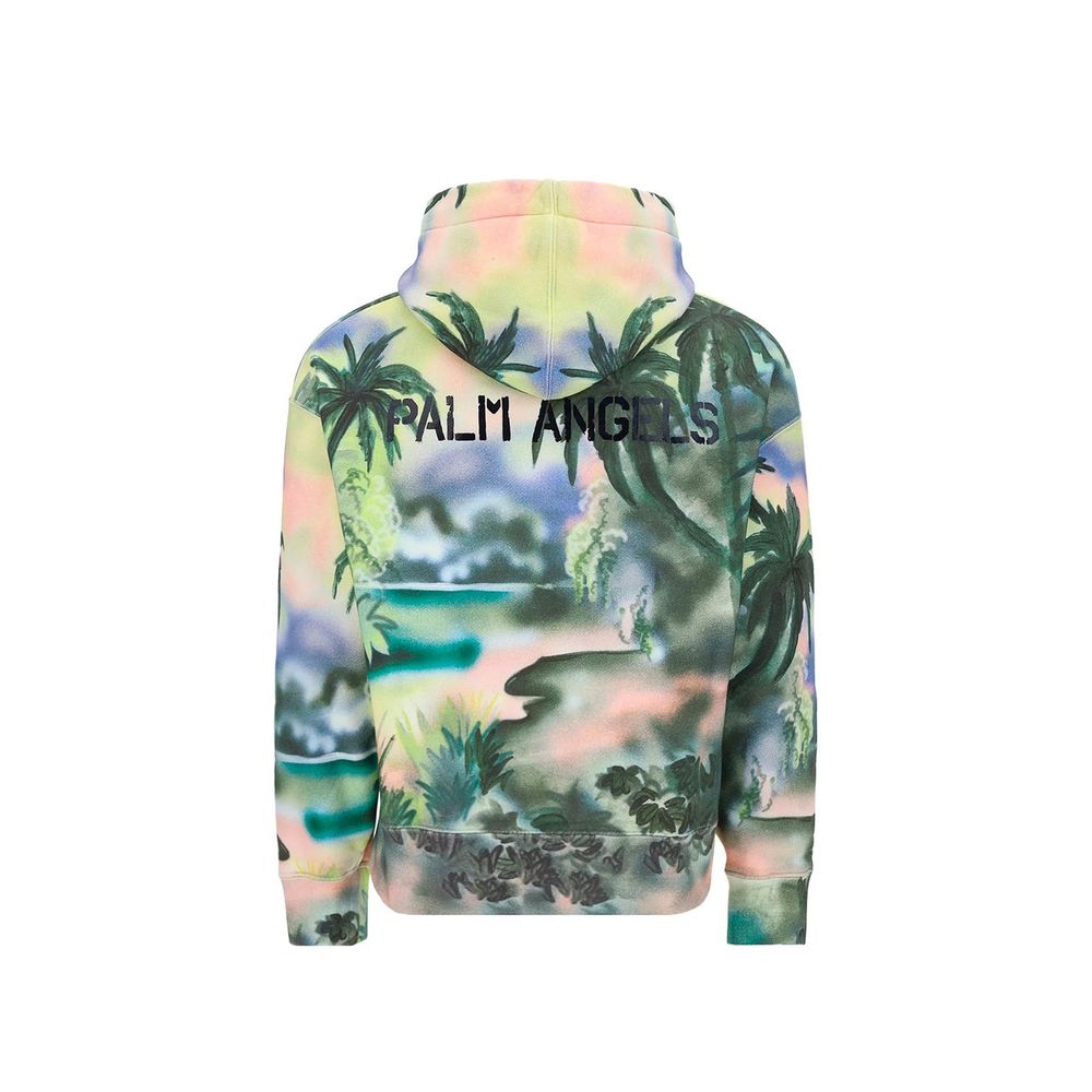 Palm Angels Bicolor Cotton Sweatshirt