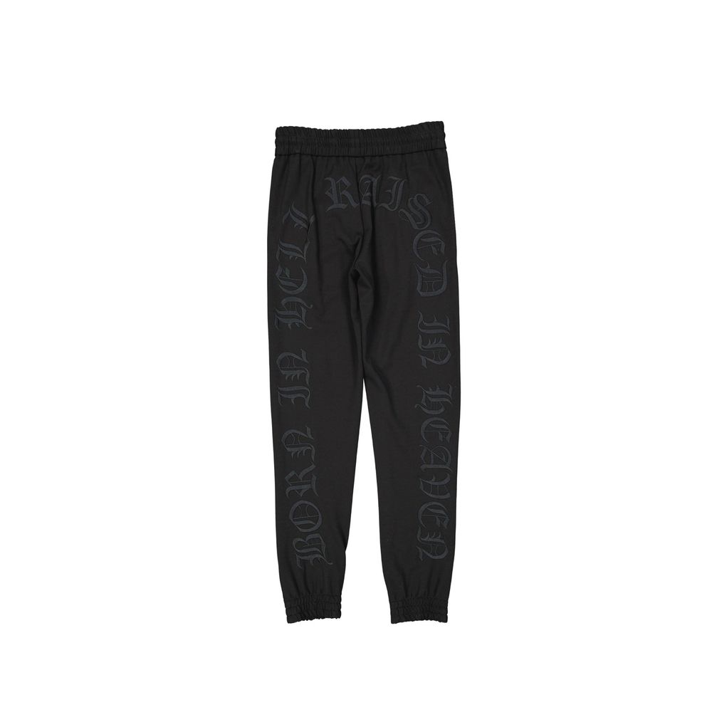 Philipp Plein Black Elastane Joggers (Workout Pants)