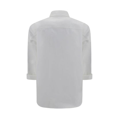 Brunello Cucinelli White Cotton Dress Shirt
