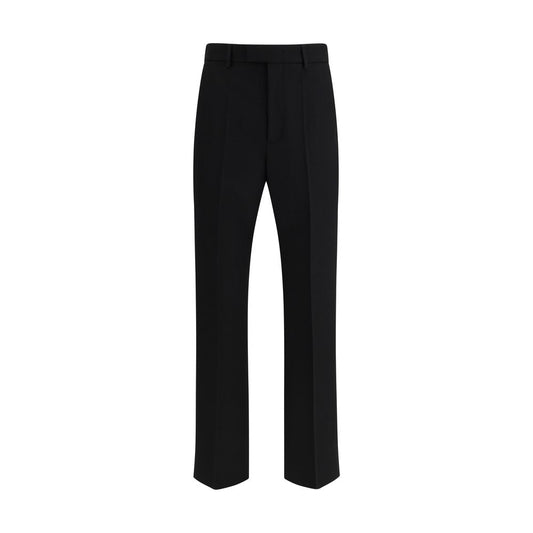 Valentino Garavani Black Wool Oves Aries Dress Pants