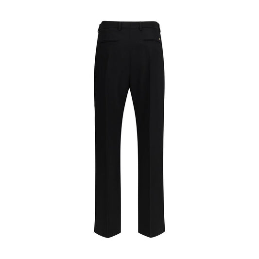 Valentino Garavani Black Wool Oves Aries Dress Pants