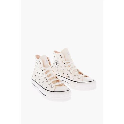 Converse Black And White Canvas High Top Sneakers