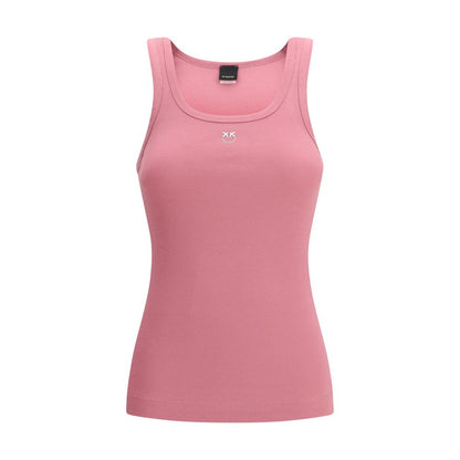 PINKO Multicolor Cotton Sleeveles T-Shirt
