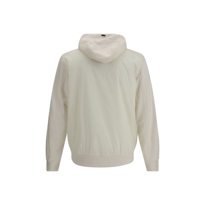 Herno White Polyamide Shell Jacket