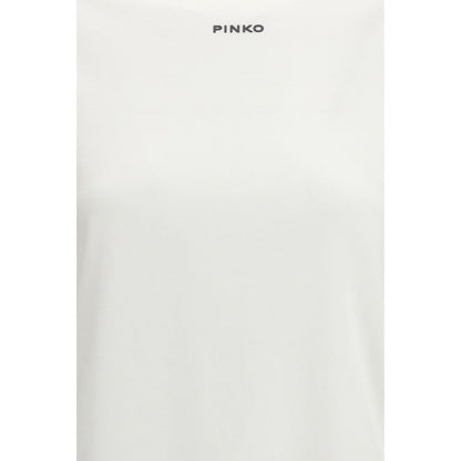 PINKO White Cotton T-Shirt