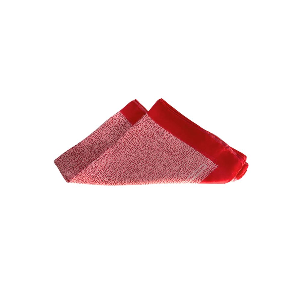 Borbonese Red Silk Women Scarf