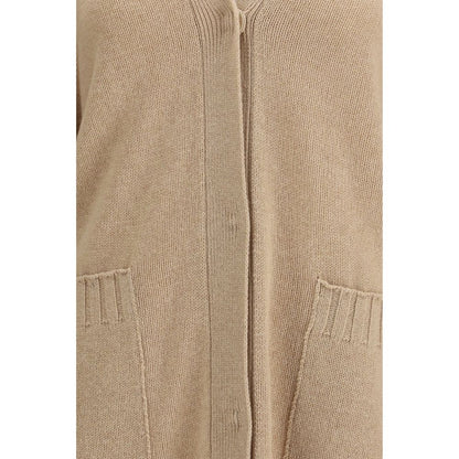 Fabiana Filippi Beige Wool Cardigan