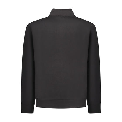 Coveri Moving Black Cotton Men Sweatshirt