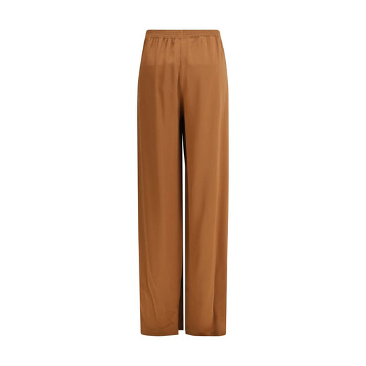 Fabiana Filippi Brown Viscose Casual Pants