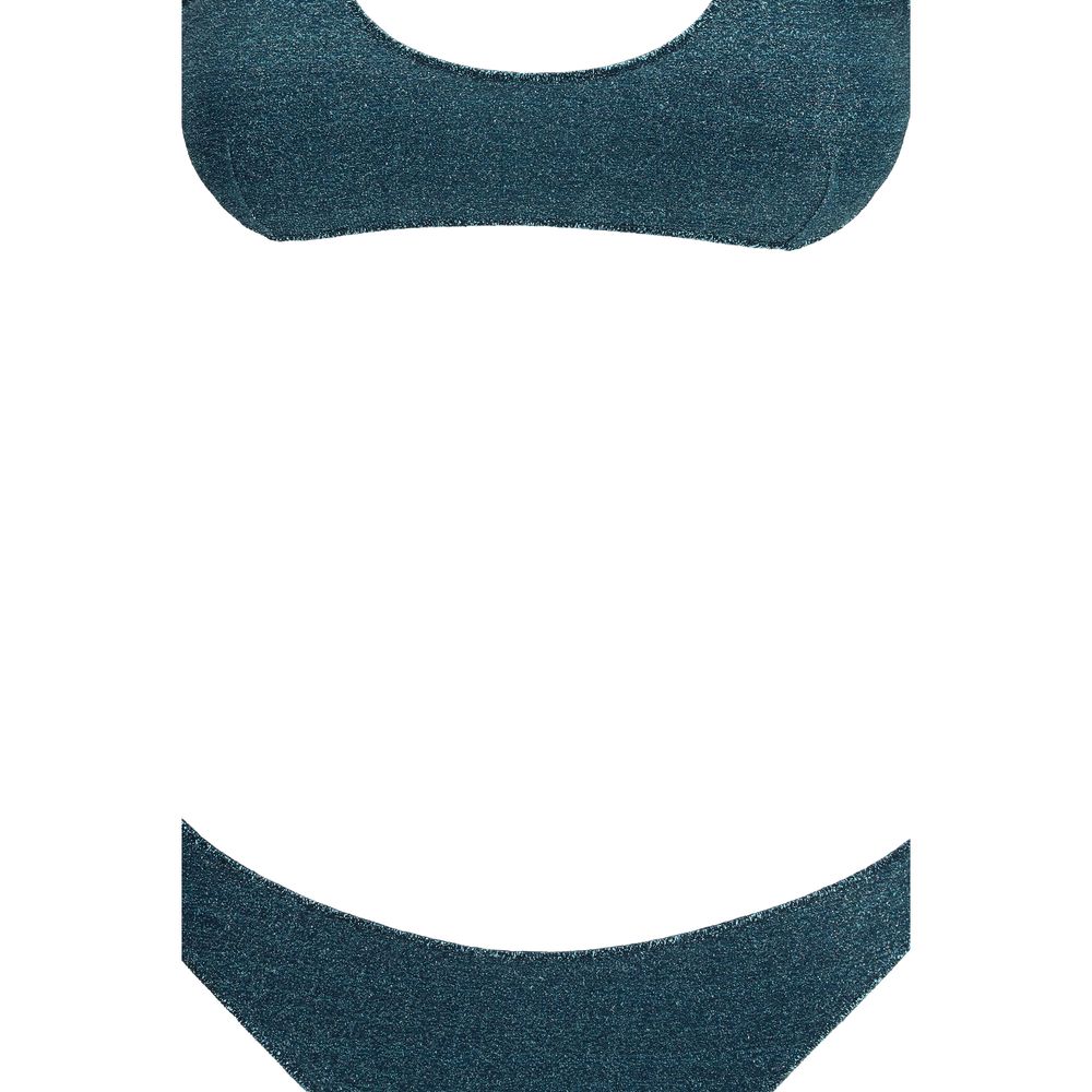 Oséree Blue Polyamide One-Piece Swimsuit