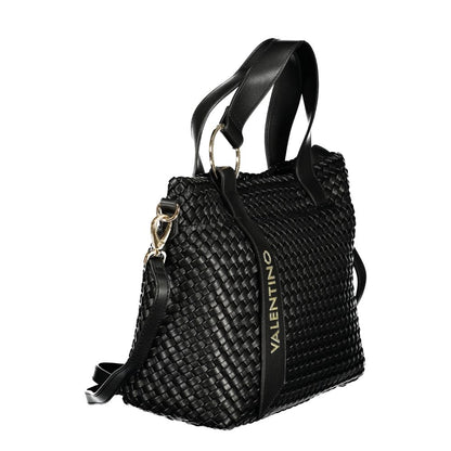 Mario Valentino Black Polyurethane Women's Bag