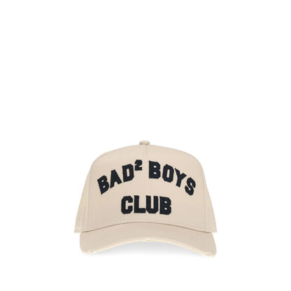 Dsquared² Beige Cotton Cap (Baseball Hat)
