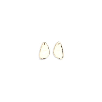 Self-Portrait Gold Brass Earrings