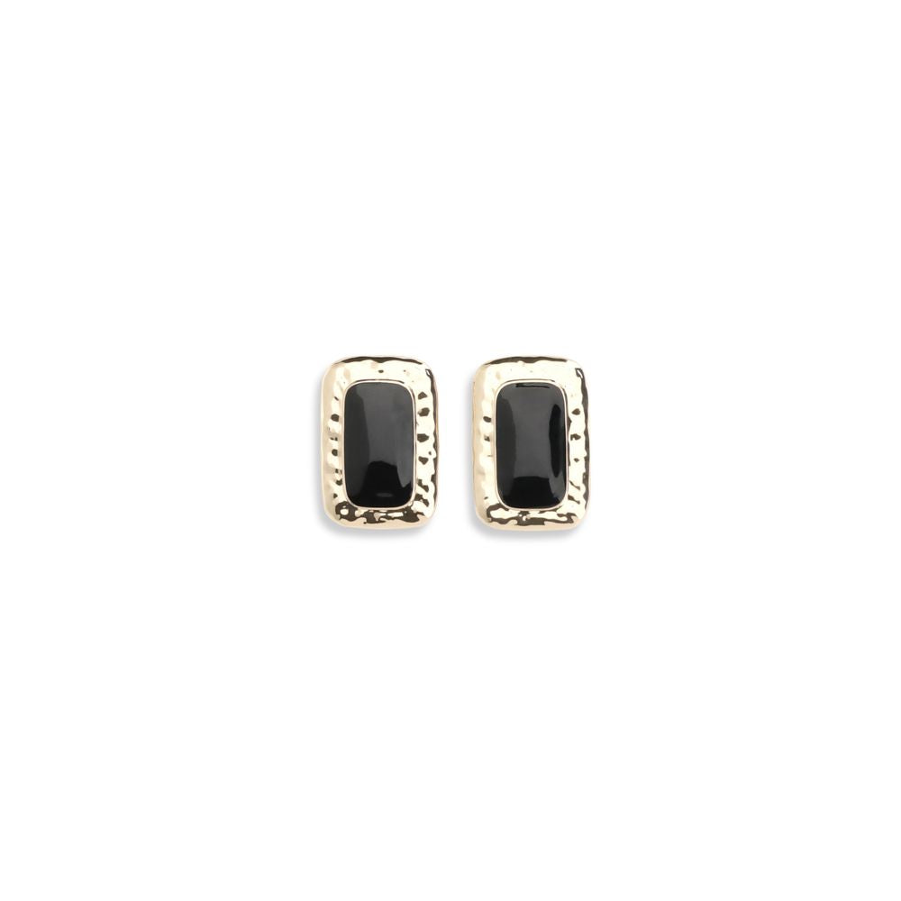 Self-Portrait Gold Brass Earrings