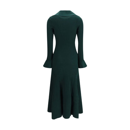 Self-Portrait Bicolor Viscose Casual Dress