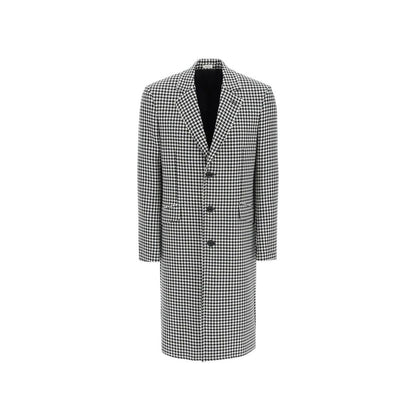 Alexander McQueen Black Wool Coat