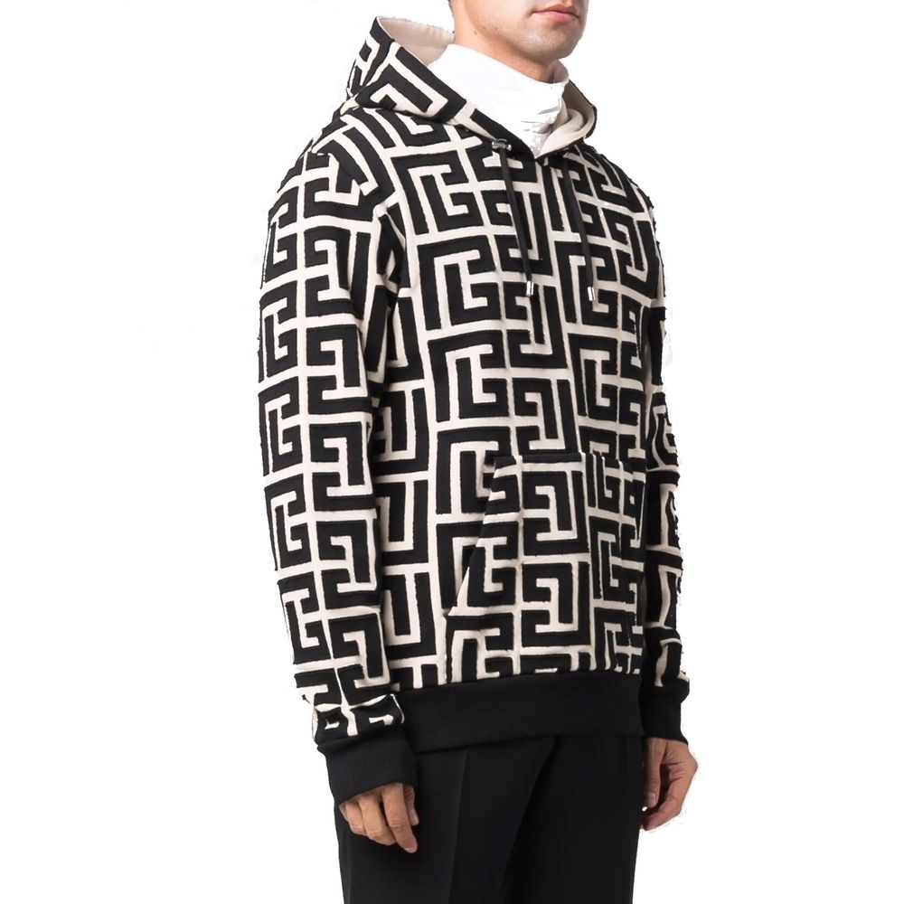 Balmain Beige Cotton Sweatshirt