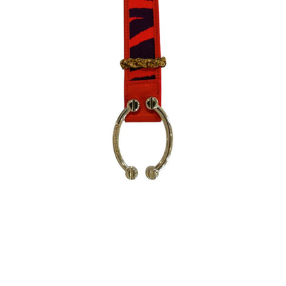 Borbonese Orange Leather Women Belt