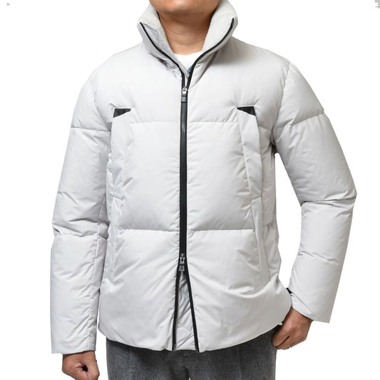 Herno Gray Polyester Shell Jacket
