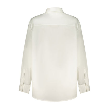 Guess Jeans Bianco Cotton Women Shirt