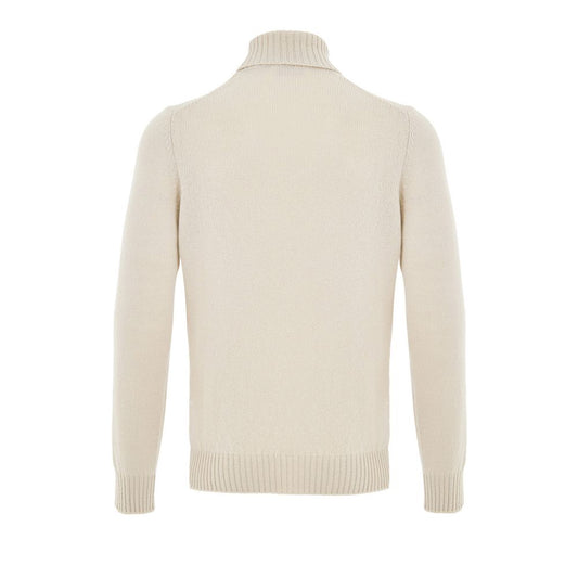 Gran Sasso Beige Wool Turtleneck