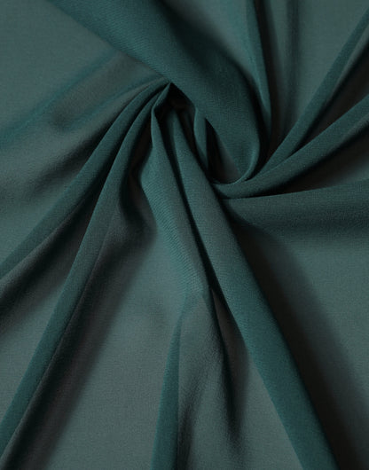 Dolce & Gabbana Dark Green Silk Neck Wrap Shawl Stole 200cm x 64c Scarf