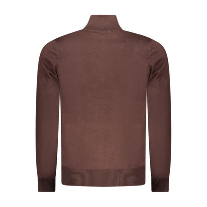 Coveri Moving Marrone Viscosa Mens Sweater
