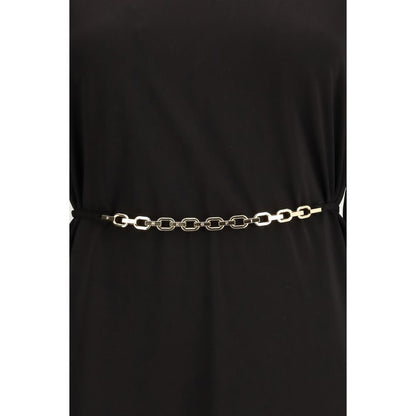 PINKO Black Acetate Casual Dress