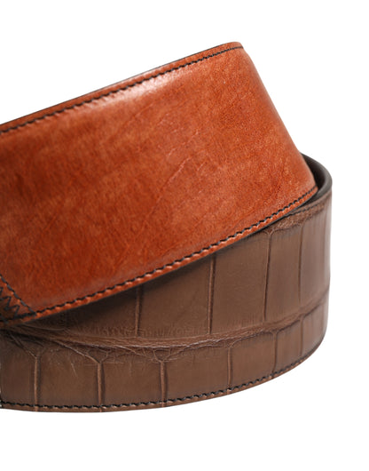 Dolce & Gabbana Brown Horse Velvet Leather Bag Accessory Shoulder Strap