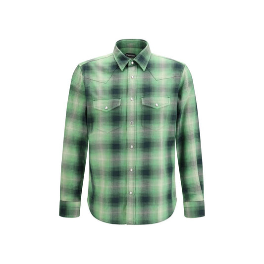 Tom Ford Bicolor Cotton Shirt