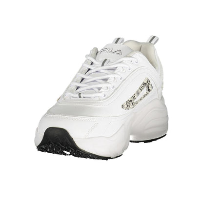 Fila White Polyurethane Women Sneaker