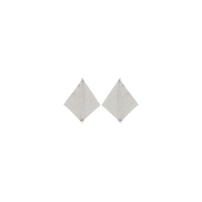 Rabanne Silver Brass Earrings