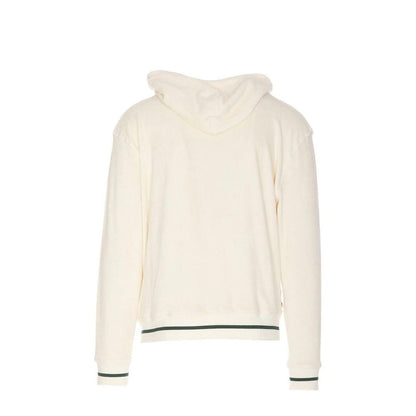 Autry White Cotton Hoodie