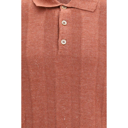 Brunello Cucinelli Orange Denim Shirt
