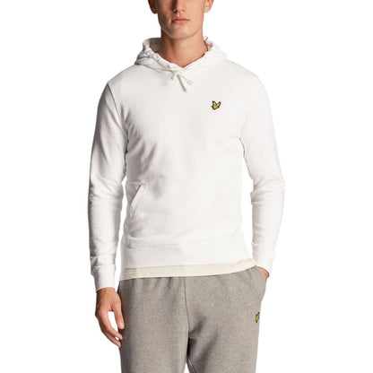 Lyle & Scott White Cotton Hoodie