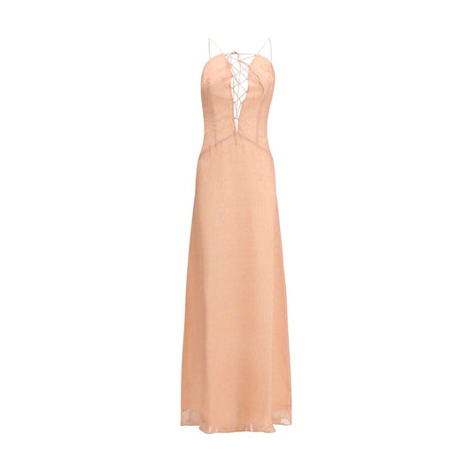 Kristina Ti Multicolor Silk Casual Dress