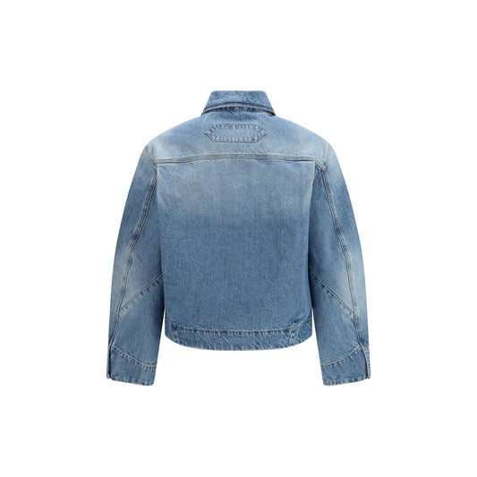 Jacquemus Blue Polyamide Denim Jacket