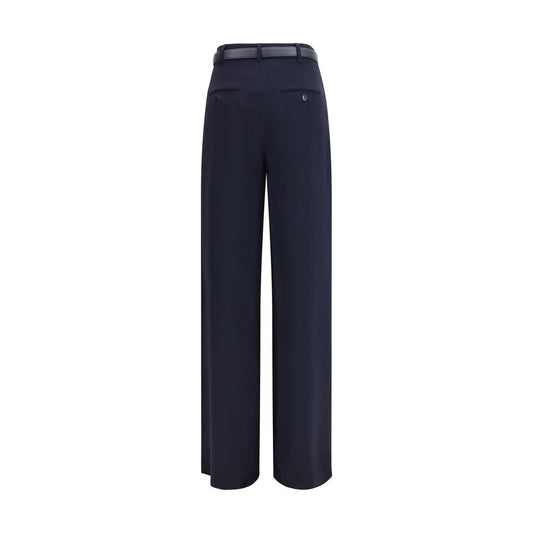 Max Mara Blue Triacetate Dress Pants