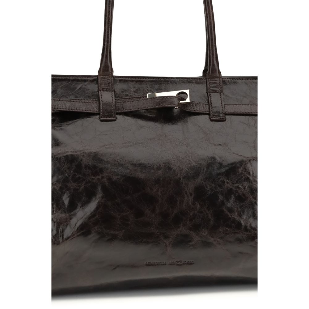 Benedetta Bruzziches Brown Calf Leather Bos Taurus Shoulder Bag