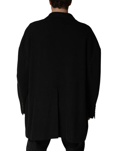 Dolce & Gabbana Black Double Breasted 2 Buttons Suit Jacket