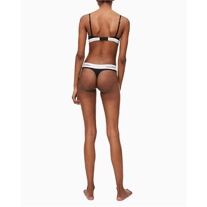 Calvin Klein Underwear Black Cotton Pantie