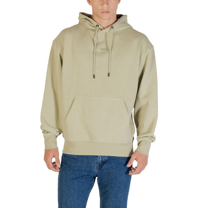 Hugo Boss Green Cotton Hoodie